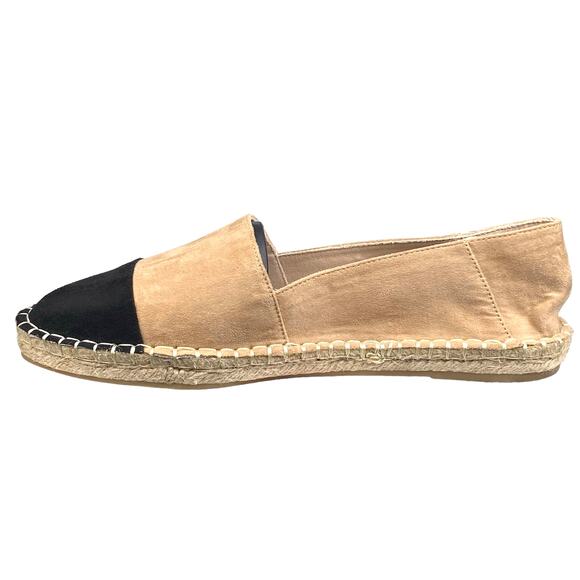 Zara Women's Esparto Black Tan Slip On Espadrilles Size 40 US 9 - Picture 2 of 11